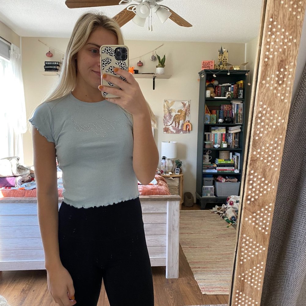 💖 3 for $35 NEW Nordstrom BP Blue Angel Crop Tee